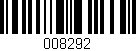 Código de barras (EAN, GTIN, SKU, ISBN): '008292'