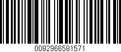 Código de barras (EAN, GTIN, SKU, ISBN): '0082966581571'
