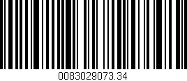 Código de barras (EAN, GTIN, SKU, ISBN): '0083029073.34'
