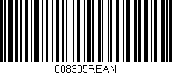 Código de barras (EAN, GTIN, SKU, ISBN): '008305REAN'