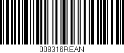 Código de barras (EAN, GTIN, SKU, ISBN): '008316REAN'
