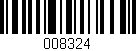 Código de barras (EAN, GTIN, SKU, ISBN): '008324'