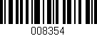 Código de barras (EAN, GTIN, SKU, ISBN): '008354'
