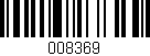 Código de barras (EAN, GTIN, SKU, ISBN): '008369'