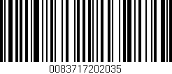 Código de barras (EAN, GTIN, SKU, ISBN): '0083717202035'