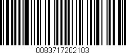 Código de barras (EAN, GTIN, SKU, ISBN): '0083717202103'
