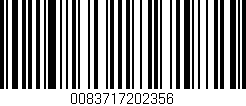 Código de barras (EAN, GTIN, SKU, ISBN): '0083717202356'