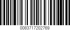 Código de barras (EAN, GTIN, SKU, ISBN): '0083717202769'