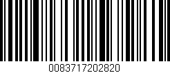 Código de barras (EAN, GTIN, SKU, ISBN): '0083717202820'