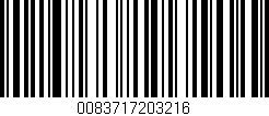 Código de barras (EAN, GTIN, SKU, ISBN): '0083717203216'