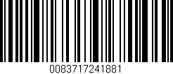 Código de barras (EAN, GTIN, SKU, ISBN): '0083717241881'