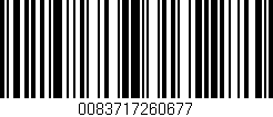 Código de barras (EAN, GTIN, SKU, ISBN): '0083717260677'
