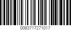 Código de barras (EAN, GTIN, SKU, ISBN): '0083717271017'