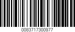 Código de barras (EAN, GTIN, SKU, ISBN): '0083717300977'