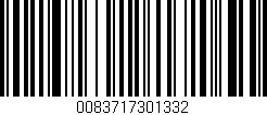 Código de barras (EAN, GTIN, SKU, ISBN): '0083717301332'