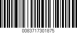 Código de barras (EAN, GTIN, SKU, ISBN): '0083717301875'