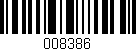 Código de barras (EAN, GTIN, SKU, ISBN): '008386'