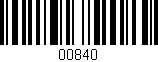Código de barras (EAN, GTIN, SKU, ISBN): '00840'