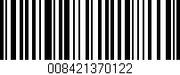 Código de barras (EAN, GTIN, SKU, ISBN): '008421370122'