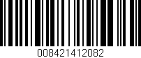 Código de barras (EAN, GTIN, SKU, ISBN): '008421412082'
