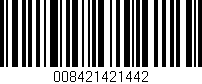 Código de barras (EAN, GTIN, SKU, ISBN): '008421421442'
