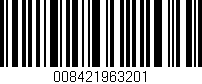 Código de barras (EAN, GTIN, SKU, ISBN): '008421963201'