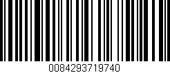 Código de barras (EAN, GTIN, SKU, ISBN): '0084293719740'