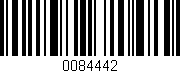 Código de barras (EAN, GTIN, SKU, ISBN): '0084442'