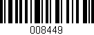 Código de barras (EAN, GTIN, SKU, ISBN): '008449'