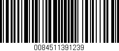 Código de barras (EAN, GTIN, SKU, ISBN): '0084511391239'