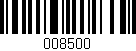 Código de barras (EAN, GTIN, SKU, ISBN): '008500'