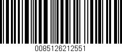 Código de barras (EAN, GTIN, SKU, ISBN): '0085126212551'