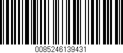 Código de barras (EAN, GTIN, SKU, ISBN): '0085246139431'