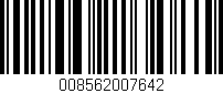 Código de barras (EAN, GTIN, SKU, ISBN): '008562007642'