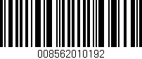 Código de barras (EAN, GTIN, SKU, ISBN): '008562010192'