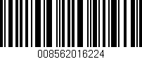 Código de barras (EAN, GTIN, SKU, ISBN): '008562016224'