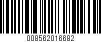 Código de barras (EAN, GTIN, SKU, ISBN): '008562016682'