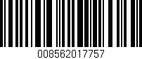 Código de barras (EAN, GTIN, SKU, ISBN): '008562017757'