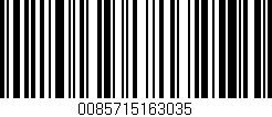 Código de barras (EAN, GTIN, SKU, ISBN): '0085715163035'