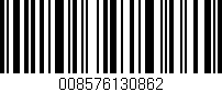 Código de barras (EAN, GTIN, SKU, ISBN): '008576130862'