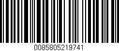 Código de barras (EAN, GTIN, SKU, ISBN): '0085805219741'