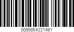 Código de barras (EAN, GTIN, SKU, ISBN): '0085854221481'