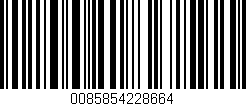 Código de barras (EAN, GTIN, SKU, ISBN): '0085854228664'