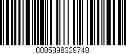 Código de barras (EAN, GTIN, SKU, ISBN): '0085896339748'