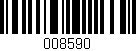 Código de barras (EAN, GTIN, SKU, ISBN): '008590'