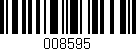 Código de barras (EAN, GTIN, SKU, ISBN): '008595'