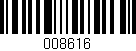 Código de barras (EAN, GTIN, SKU, ISBN): '008616'