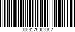 Código de barras (EAN, GTIN, SKU, ISBN): '0086279003997'