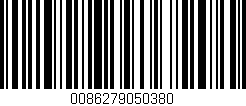Código de barras (EAN, GTIN, SKU, ISBN): '0086279050380'