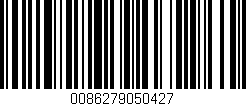 Código de barras (EAN, GTIN, SKU, ISBN): '0086279050427'
